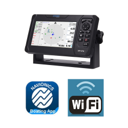 7" KP-27A/wf with Class B+ AIS Transceiver & wi-fi. Configured and ready to use with a phone, iPad or tablet on Navionics Boating App